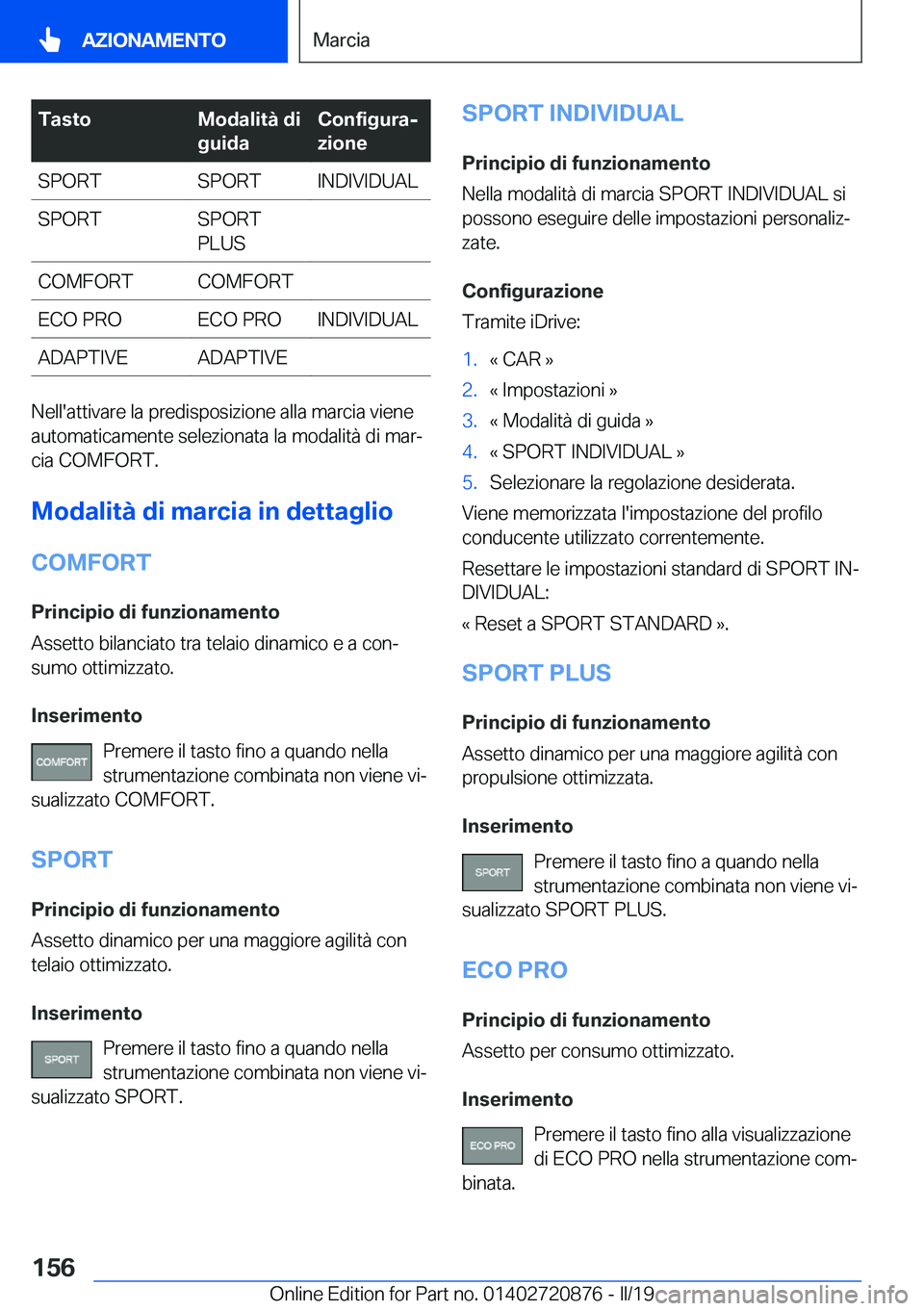 BMW X7 2019  Libretti Di Uso E manutenzione (in Italian) �T�a�s�t�o�M�o�d�a�l�i�t�