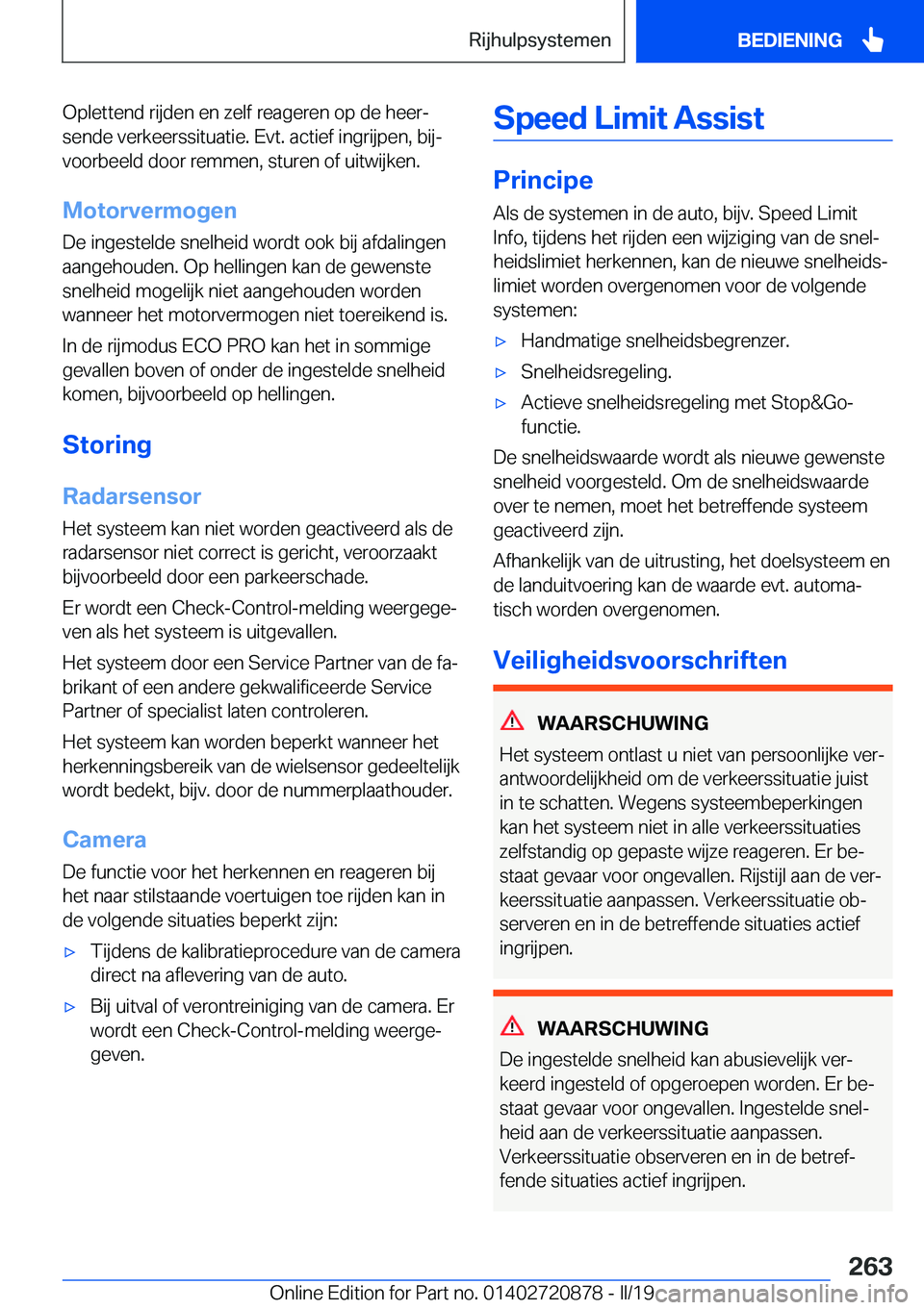 BMW X7 2019  Instructieboekjes (in Dutch) �O�p�l�e�t�t�e�n�d��r�i�j�d�e�n��e�n��z�e�l�f��r�e�a�g�e�r�e�n��o�p��d�e��h�e�e�rj�s�e�n�d�e��v�e�r�k�e�e�r�s�s�i�t�u�a�t�i�e�.��E�v�t�.��a�c�t�i�e�f��i�n�g�r�i�j�p�e�n�,��b�i�jj
�v�o�o�