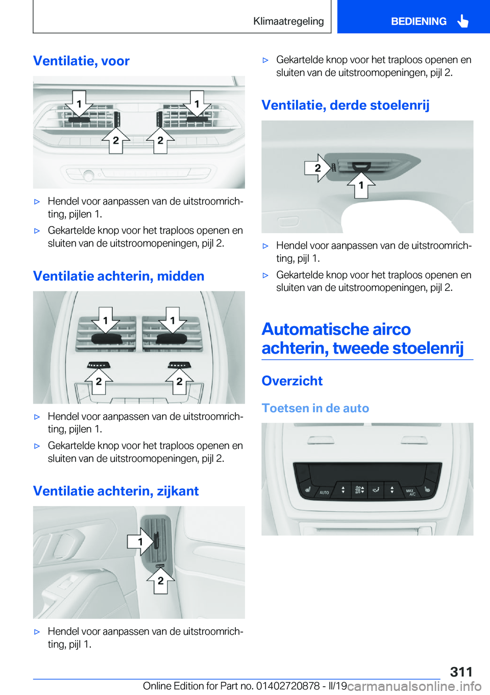 BMW X7 2019  Instructieboekjes (in Dutch) �V�e�n�t�i�l�a�t�i�e�,��v�o�o�r'x�H�e�n�d�e�l��v�o�o�r��a�a�n�p�a�s�s�e�n��v�a�n��d�e��u�i�t�s�t�r�o�o�m�r�i�c�hj
�t�i�n�g�,��p�i�j�l�e�n��1�.'x�G�e�k�a�r�t�e�l�d�e��k�n�o�p��v�o�o�