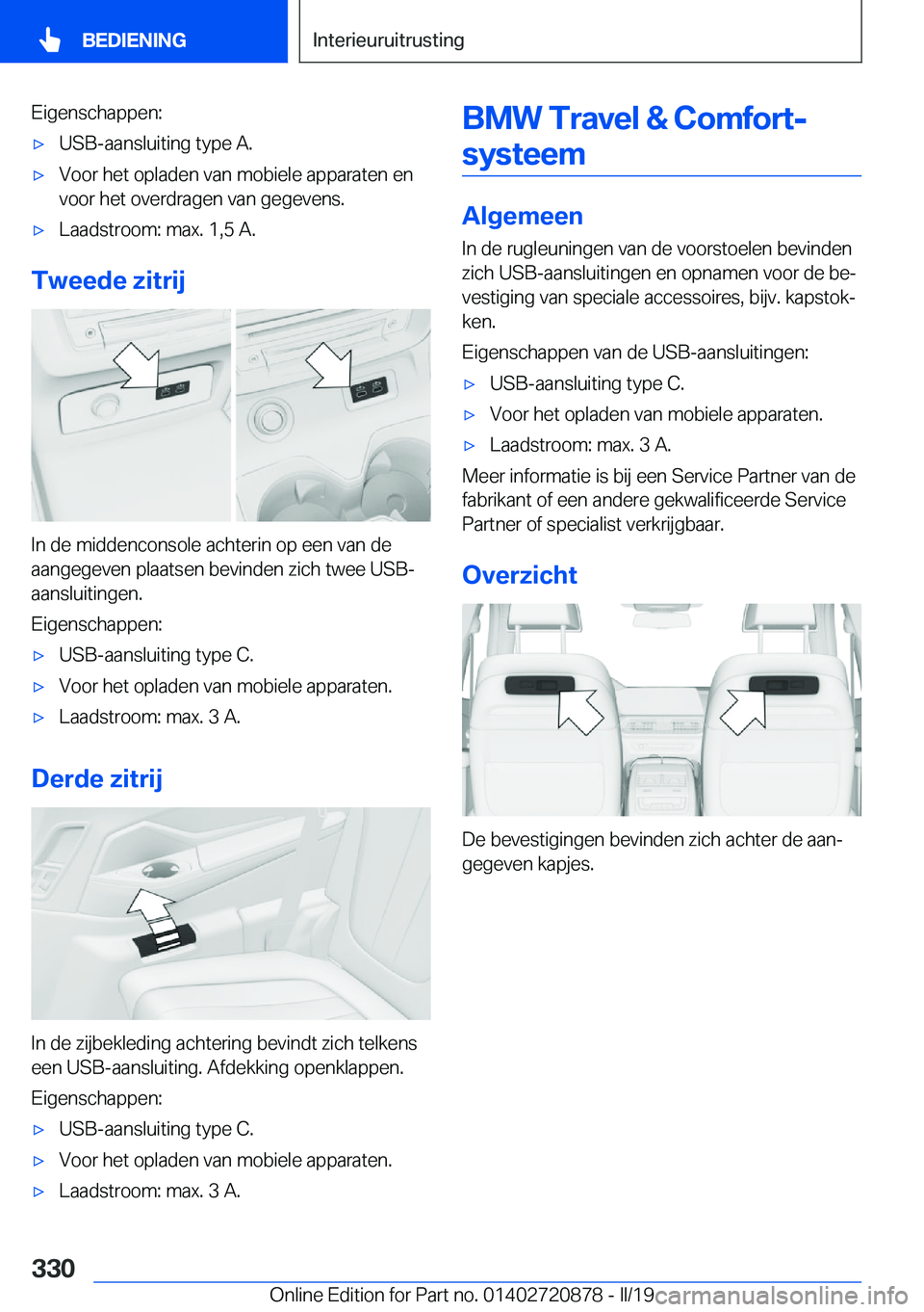 BMW X7 2019  Instructieboekjes (in Dutch) �E�i�g�e�n�s�c�h�a�p�p�e�n�:'x�U�S�B�-�a�a�n�s�l�u�i�t�i�n�g��t�y�p�e��A�.'x�V�o�o�r��h�e�t��o�p�l�a�d�e�n��v�a�n��m�o�b�i�e�l�e��a�p�p�a�r�a�t�e�n��e�n�v�o�o�r��h�e�t��o�v�e�r�d�r�a
