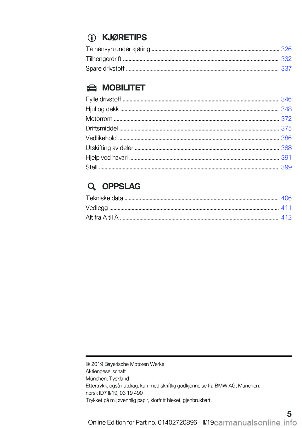 BMW X7 2019  InstruksjonsbØker (in Norwegian) �K�J�