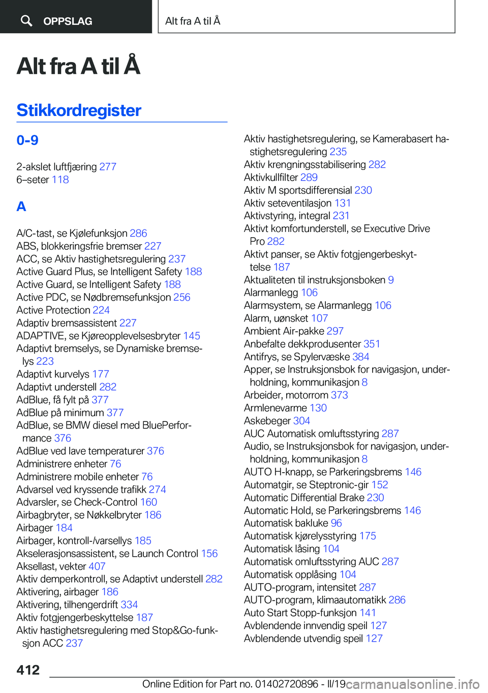 BMW X7 2019  InstruksjonsbØker (in Norwegian) �A�l�t��f�r�a��A��t�i�l��