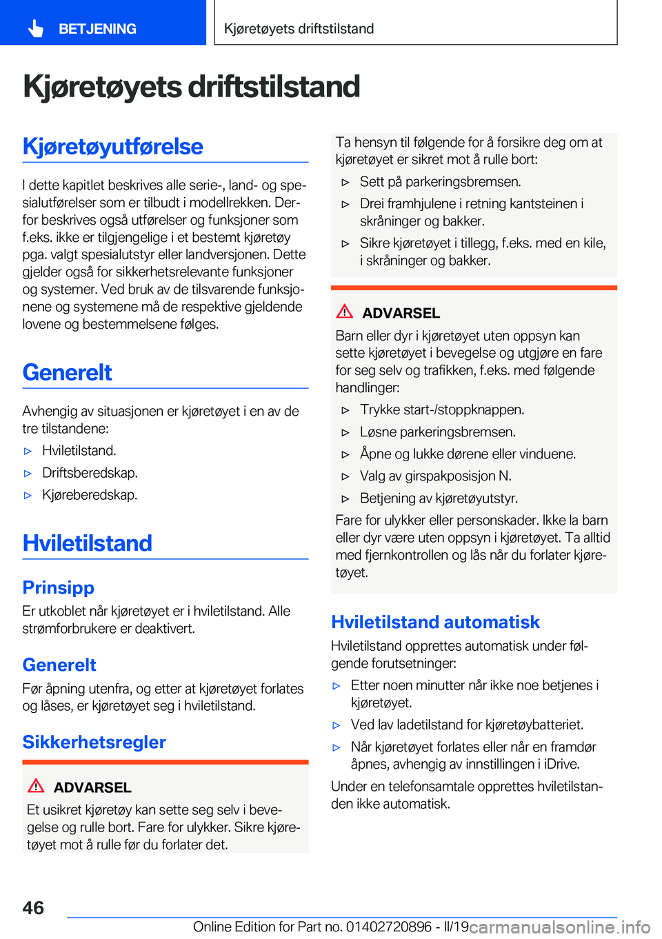 BMW X7 2019  InstruksjonsbØker (in Norwegian) �K�j�