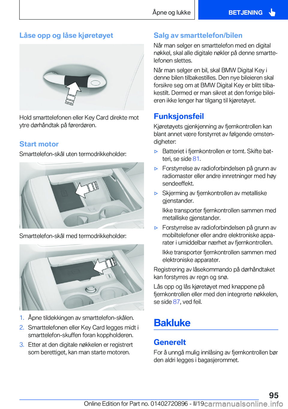BMW X7 2019  InstruksjonsbØker (in Norwegian) �L�å�s�e��o�p�p��o�g��l�å�s�e��k�j�