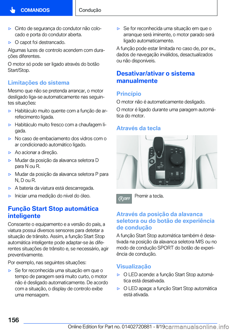 BMW X7 2019  Manual do condutor (in Portuguese) x�C�i�n�t�o��d�e��s�e�g�u�r�a�n�