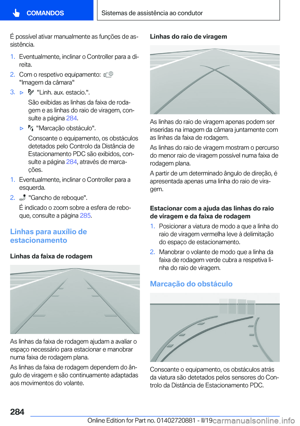 BMW X7 2019  Manual do condutor (in Portuguese) �