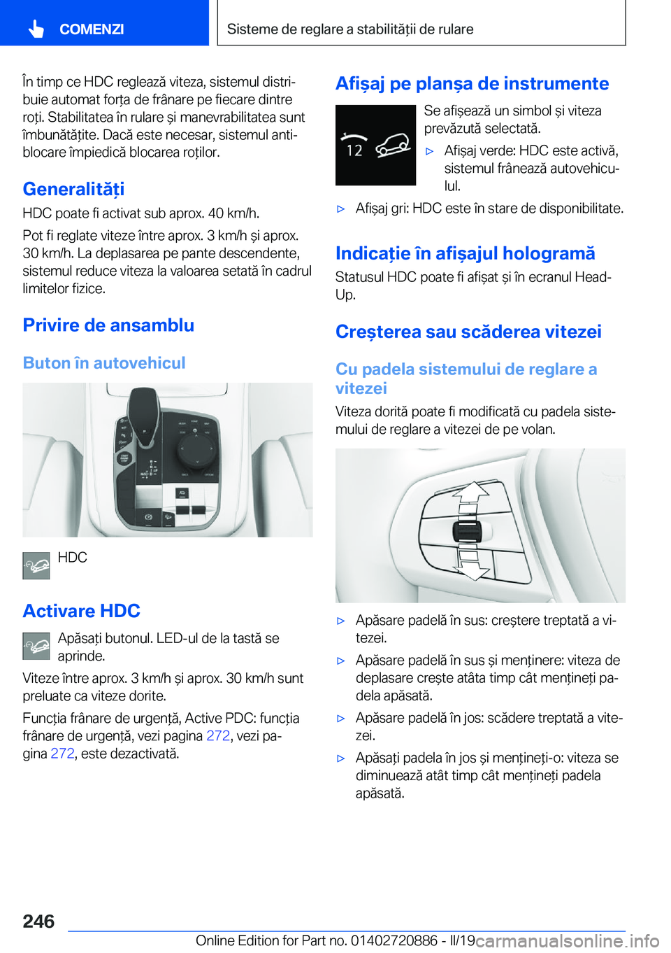 BMW X7 2019  Ghiduri De Utilizare (in Romanian) �