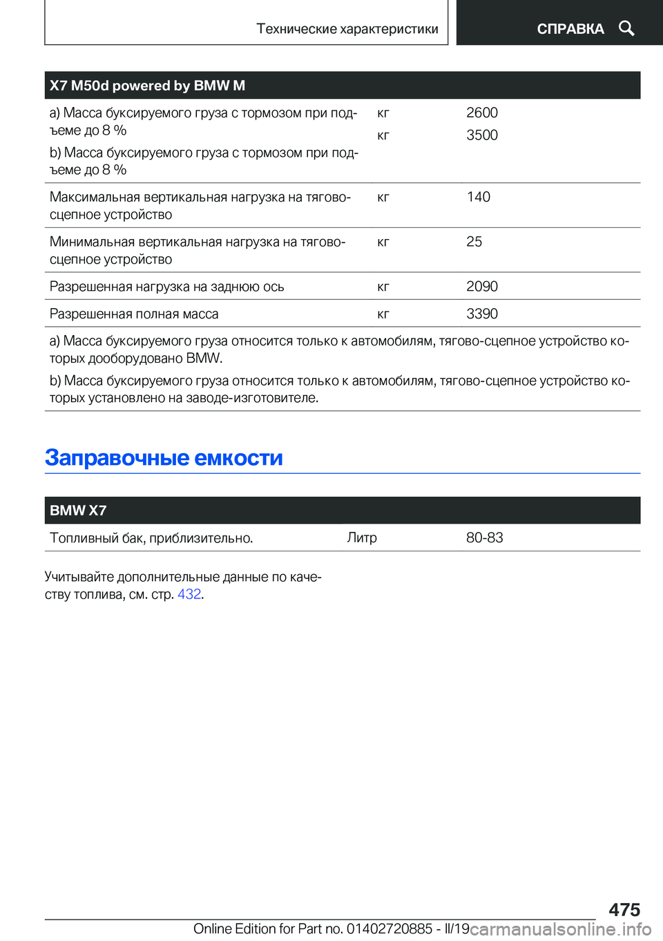 BMW X7 2019  Руково �X�7��M�5�0�d��p�o�w�e�r�e�d��b�y��B�M�W��M 