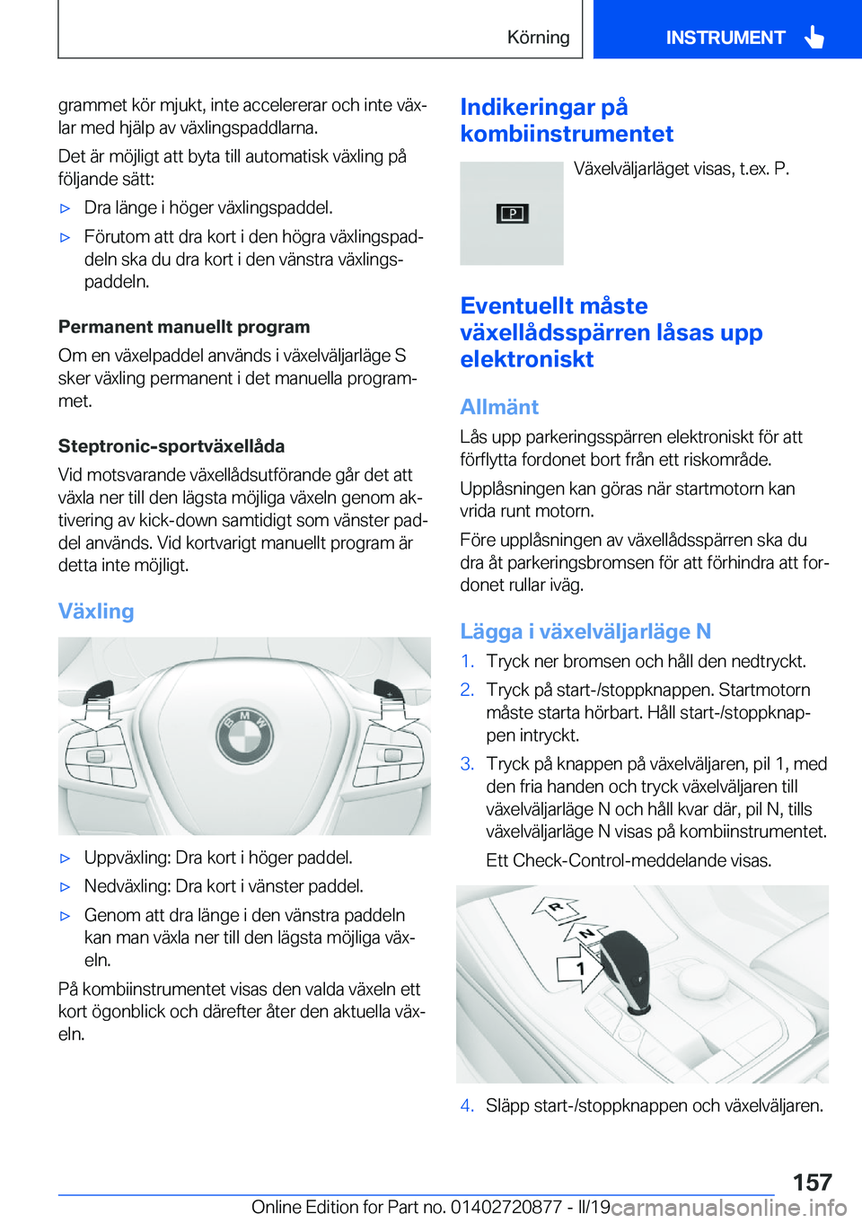 BMW X7 2019  InstruktionsbÖcker (in Swedish) �g�r�a�m�m�e�t��k�