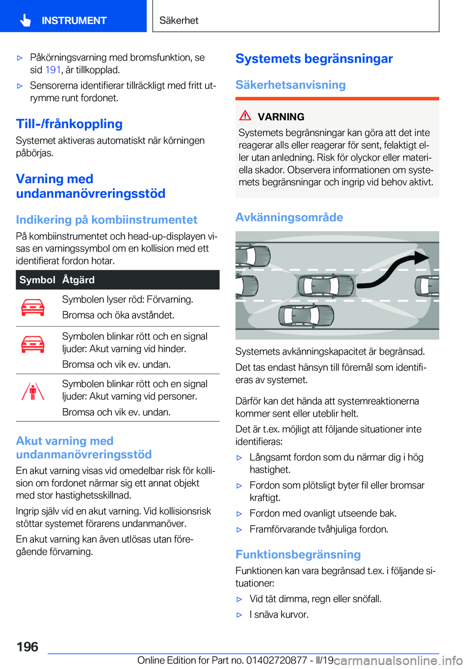 BMW X7 2019  InstruktionsbÖcker (in Swedish) x�P�å�k�