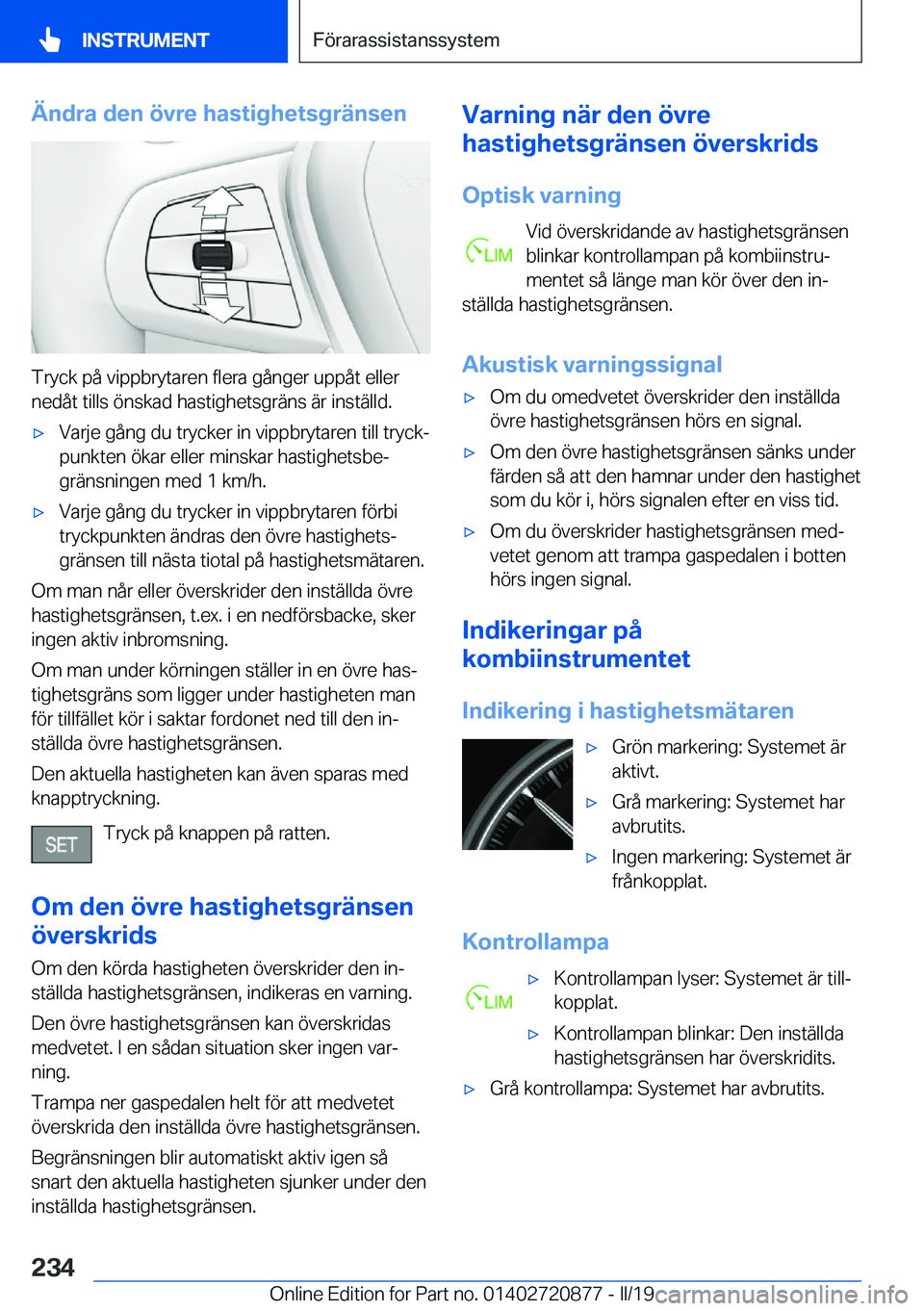 BMW X7 2019  InstruktionsbÖcker (in Swedish) �Ä�n�d�r�a��d�e�n��