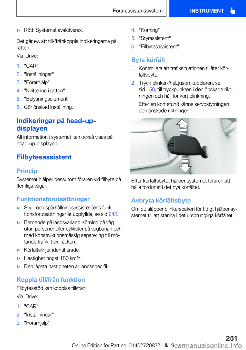 BMW X7 2019  InstruktionsbÖcker (in Swedish) x�R�