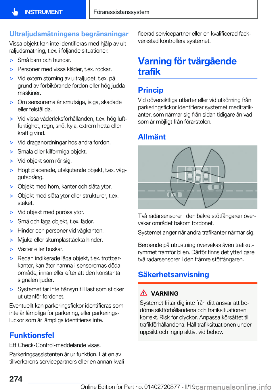 BMW X7 2019  InstruktionsbÖcker (in Swedish) �U�l�t�r�a�l�j�u�d�s�m�ä�t�n�i�n�g�e�n�s��b�e�g�r�ä�n�s�n�i�n�g�a�r�V�i�s�s�a��o�b�j�e�k�t��k�a�n��i�n�t�e��i�d�e�n�t�i�f�i�e�r�a�s��m�e�d��h�j�ä�l�p��a�v��u�l�tj
�r�a�l�j�u�d�s�m�ä�t�n�