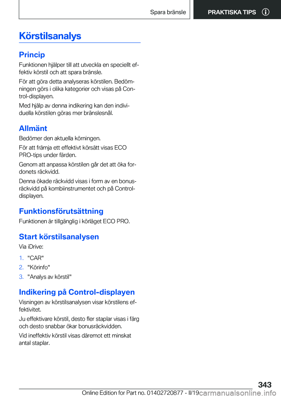 BMW X7 2019  InstruktionsbÖcker (in Swedish) �K�