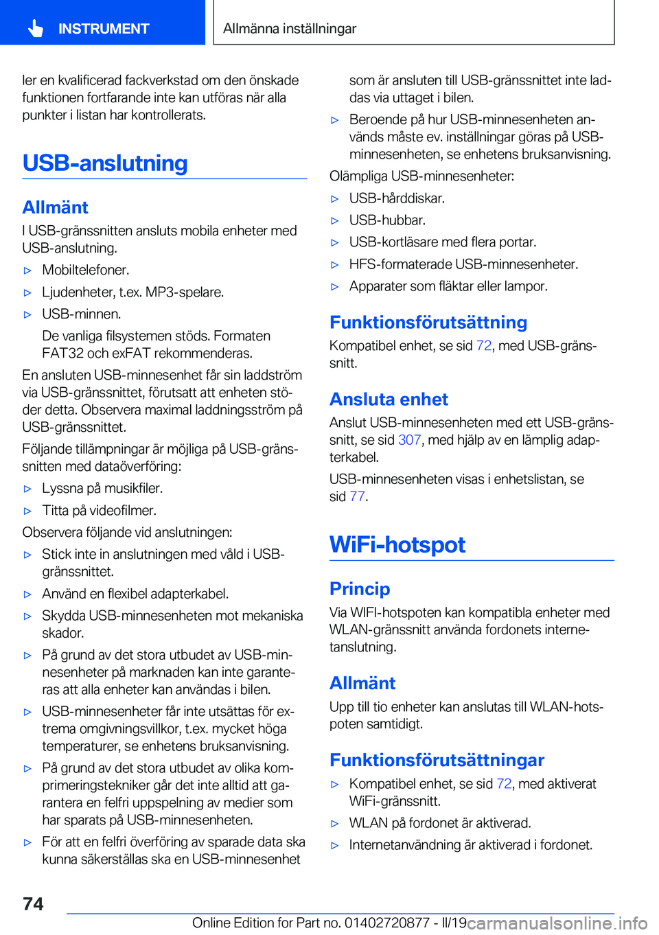 BMW X7 2019  InstruktionsbÖcker (in Swedish) �l�e�r��e�n��k�v�a�l�i�f�i�c�e�r�a�d��f�a�c�k�v�e�r�k�s�t�a�d��o�m��d�e�n��