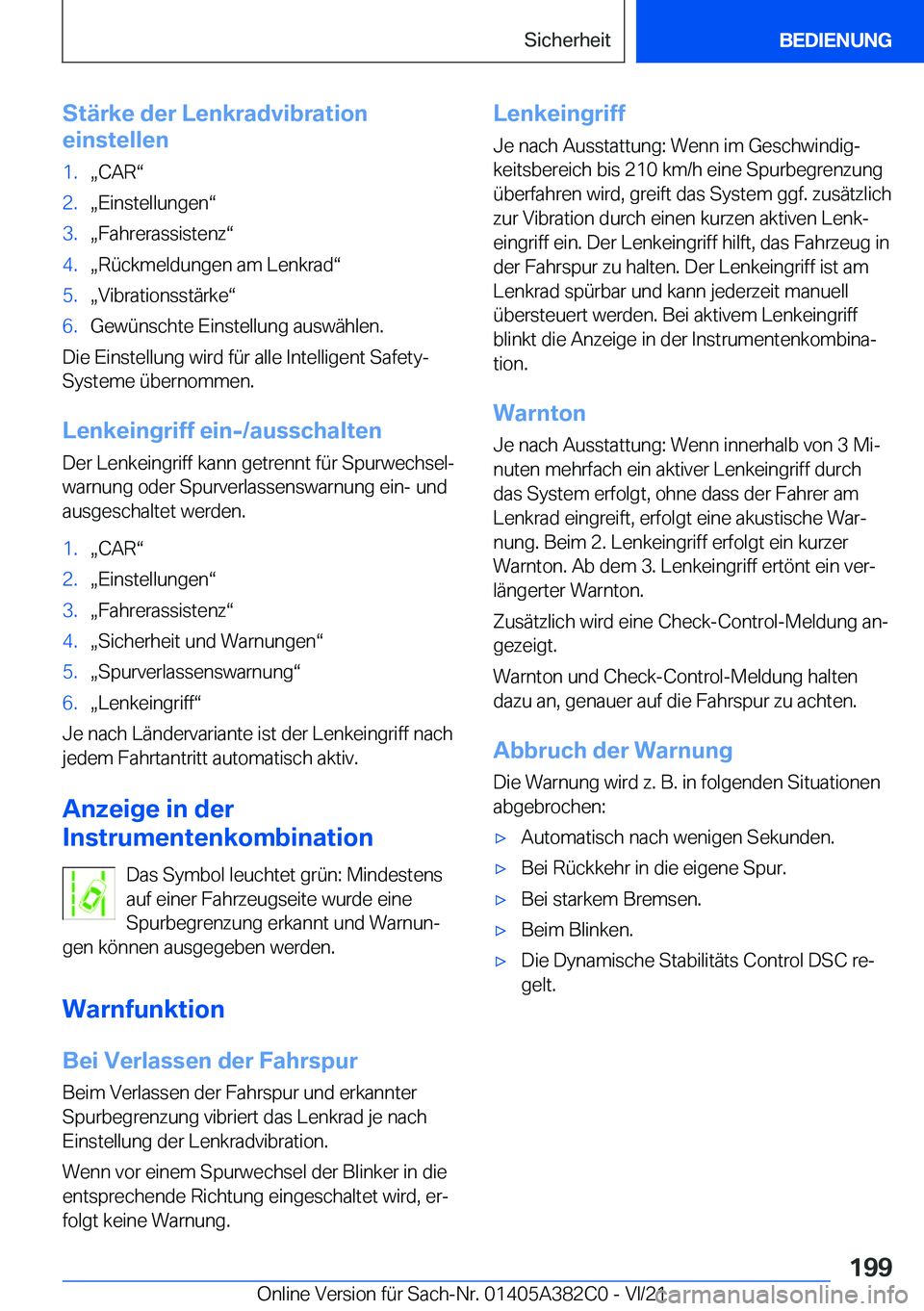 BMW Z4 2022  Betriebsanleitungen (in German) �S�t�