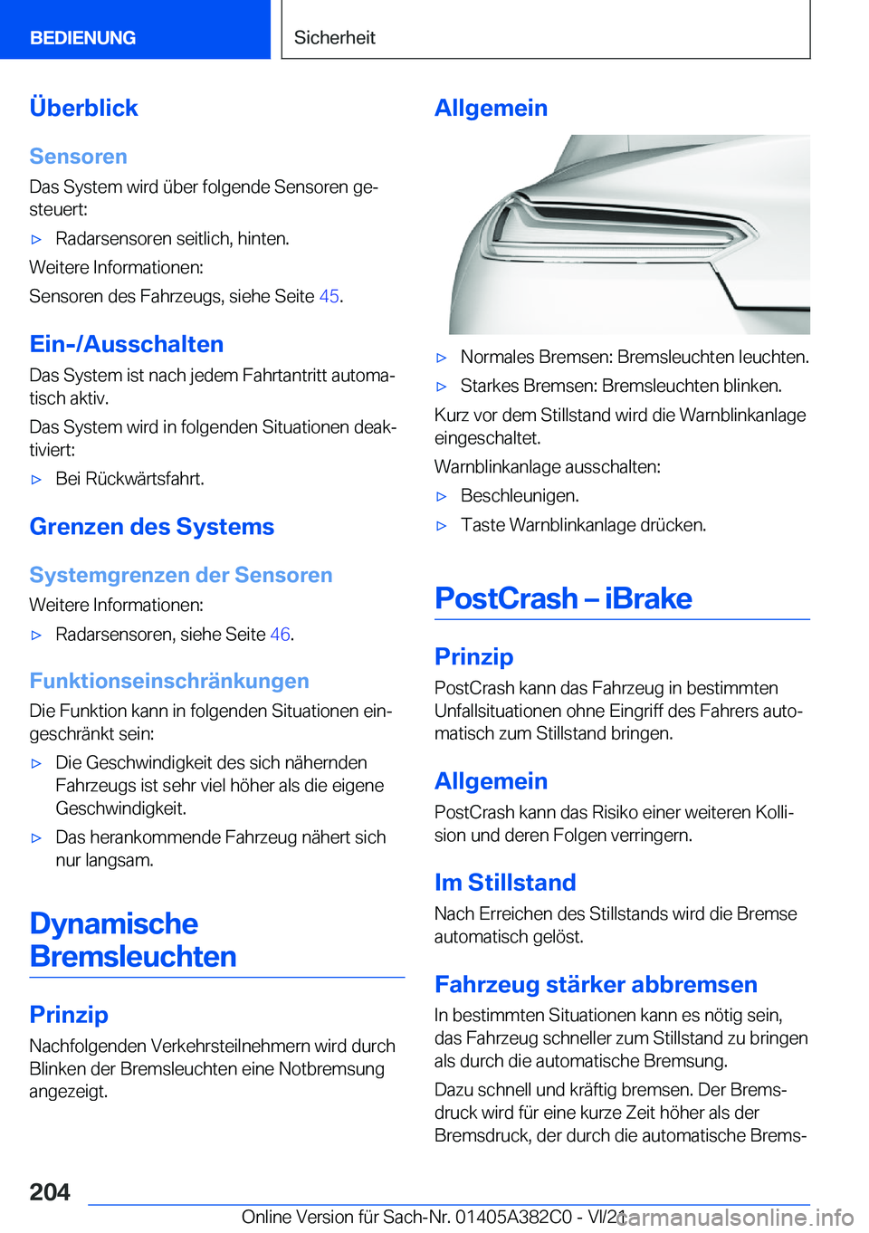 BMW Z4 2022  Betriebsanleitungen (in German) �