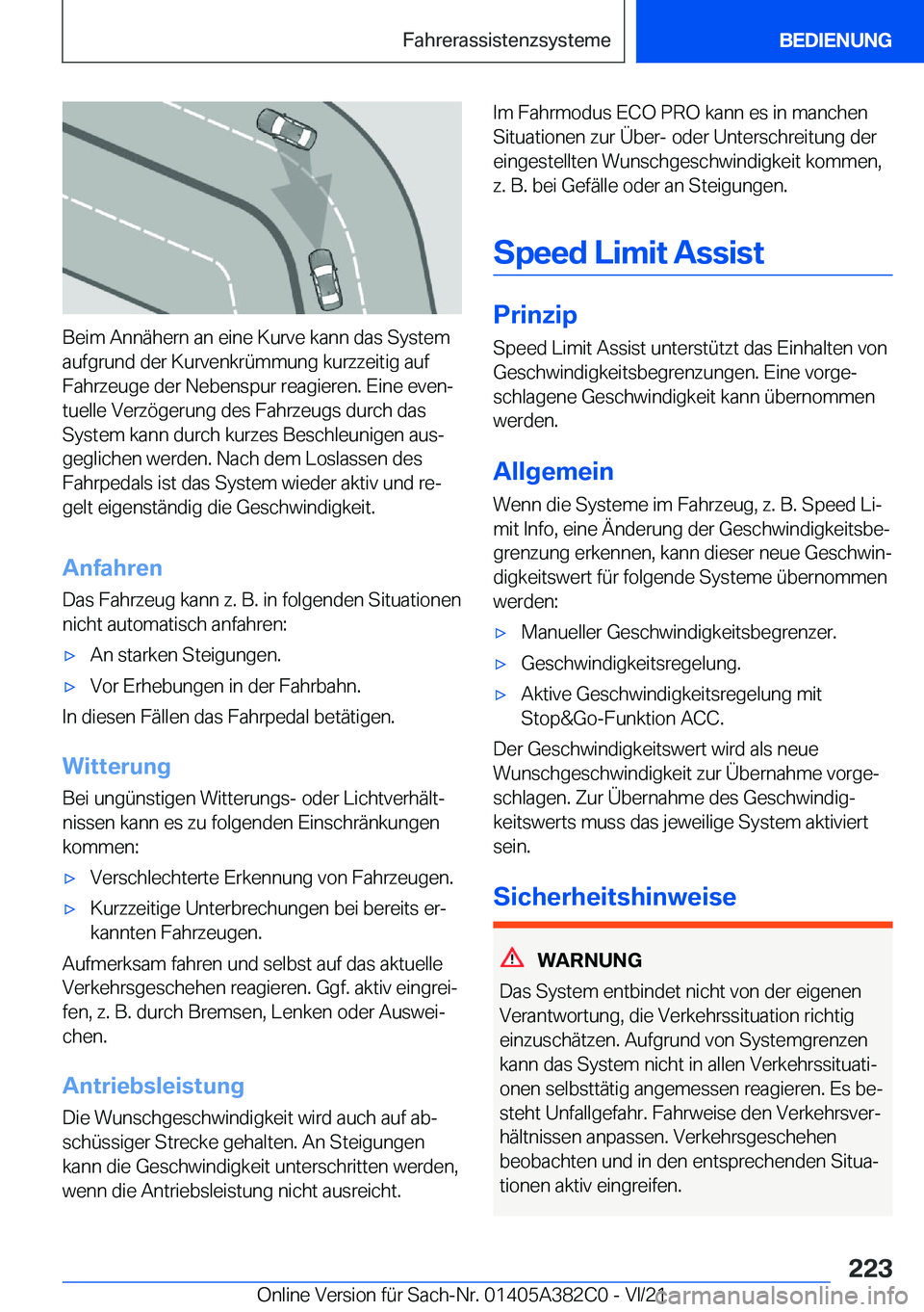 BMW Z4 2022  Betriebsanleitungen (in German) �B�e�i�m��A�n�n�