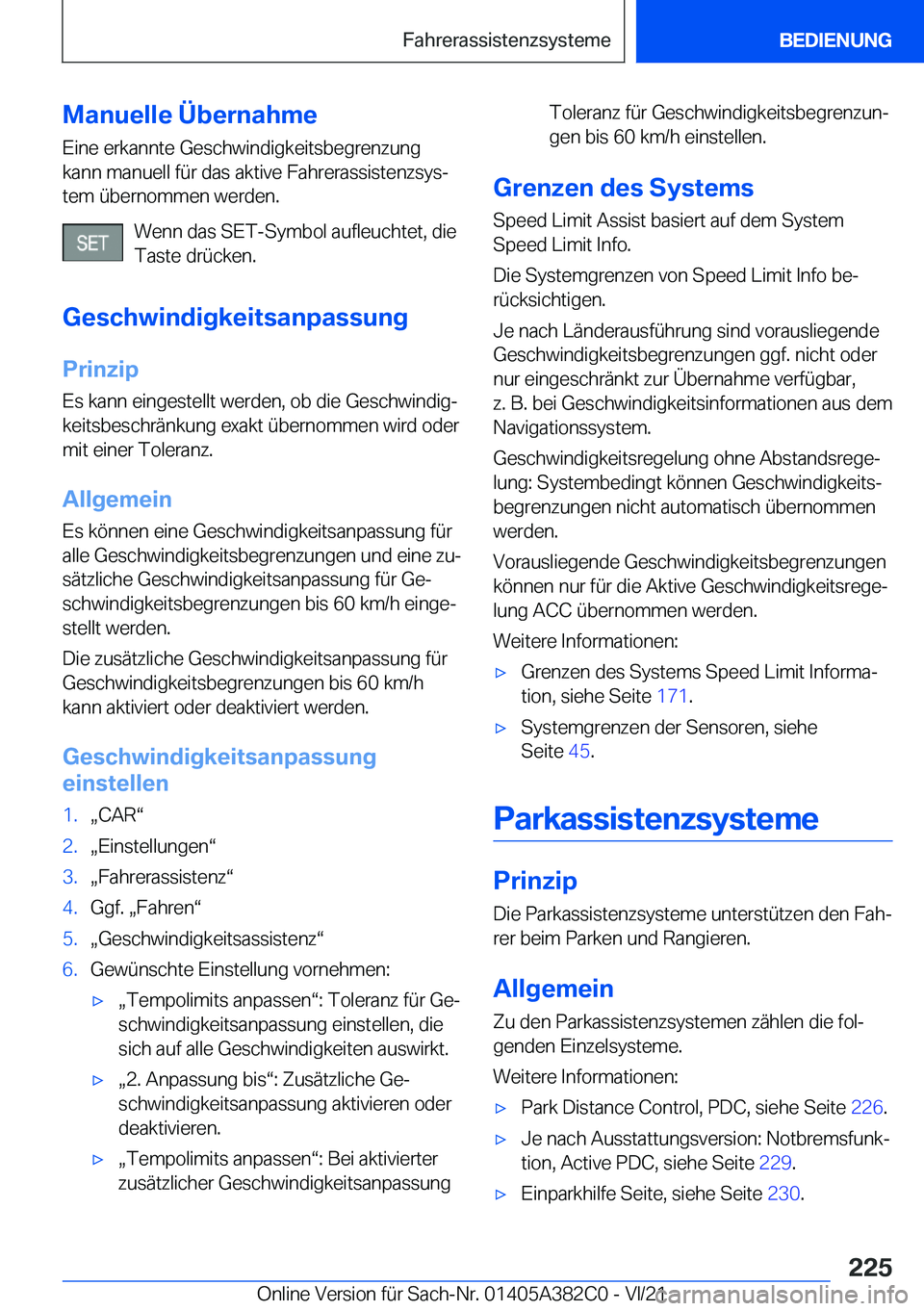 BMW Z4 2022  Betriebsanleitungen (in German) �M�a�n�u�e�l�l�e��