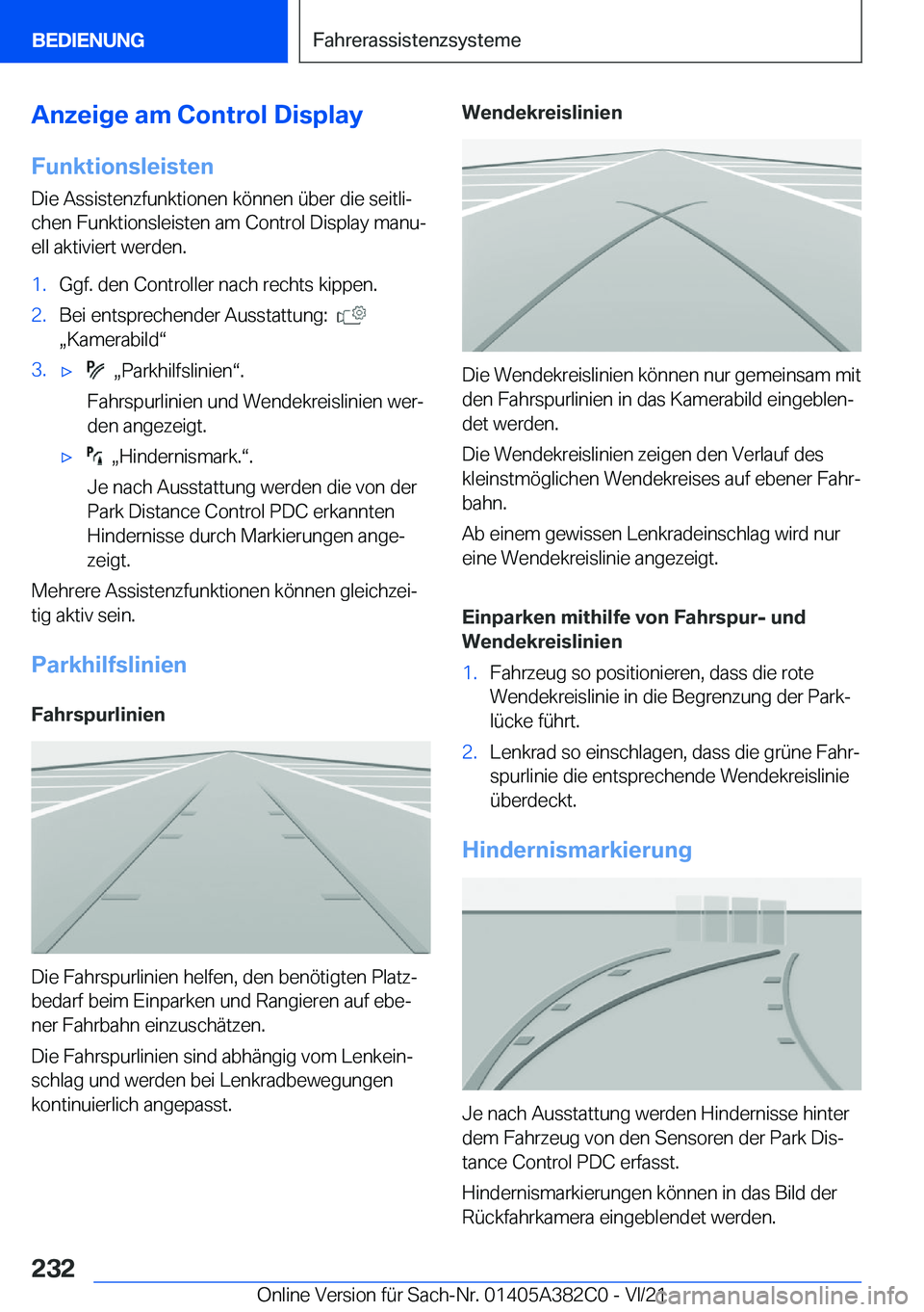 BMW Z4 2022  Betriebsanleitungen (in German) �A�n�z�e�i�g�e��a�m��C�o�n�t�r�o�l��D�i�s�p�l�a�y
�F�u�n�k�t�i�o�n�s�l�e�i�s�t�e�n �D�i�e��A�s�s�i�s�t�e�n�z�f�u�n�k�t�i�o�n�e�n��k�
