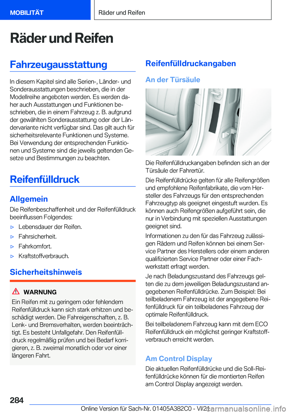 BMW Z4 2022  Betriebsanleitungen (in German) �R�