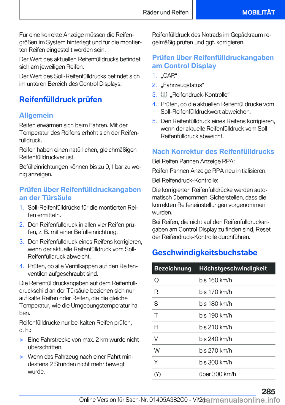 BMW Z4 2022  Betriebsanleitungen (in German) �F�