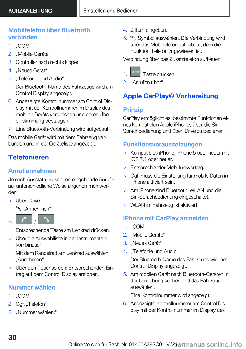 BMW Z4 2022  Betriebsanleitungen (in German) �M�o�b�i�l�t�e�l�e�f�o�n��