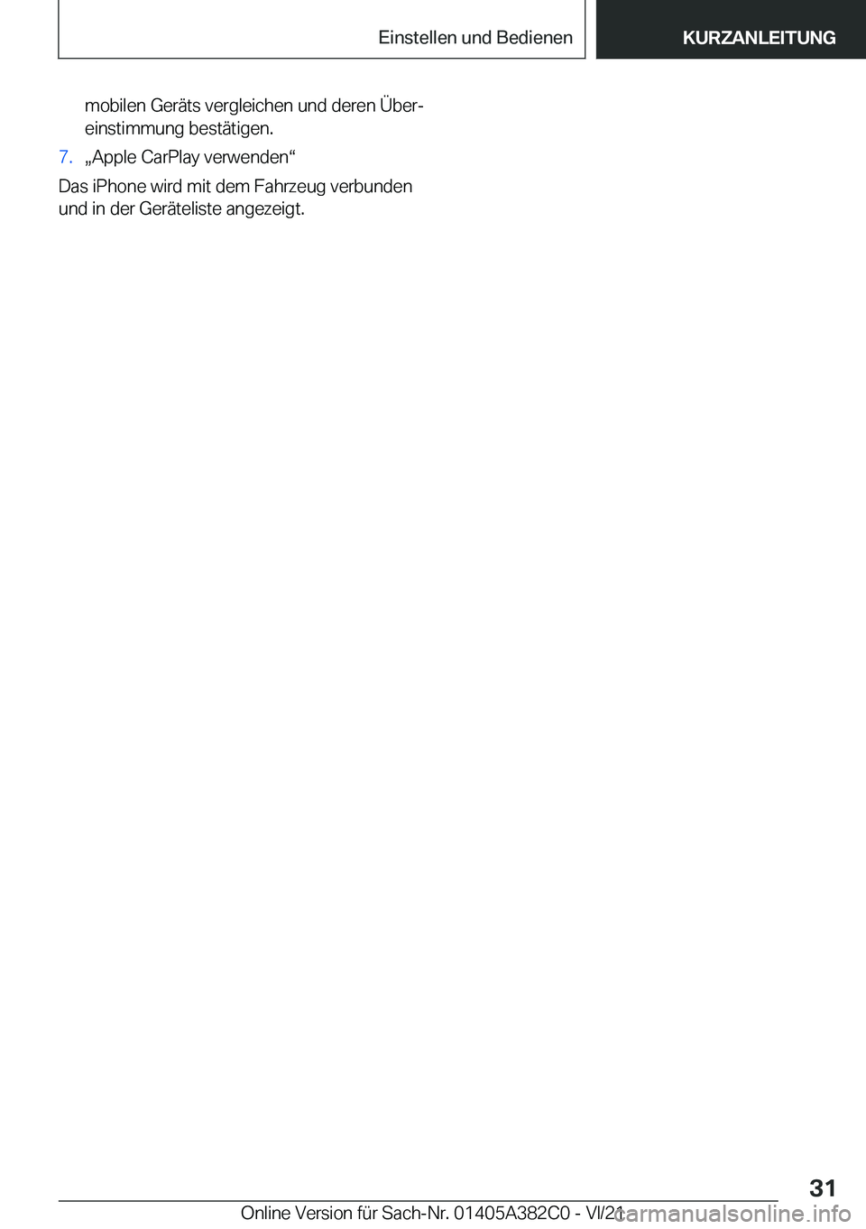 BMW Z4 2022  Betriebsanleitungen (in German) �m�o�b�i�l�e�n��G�e�r�
