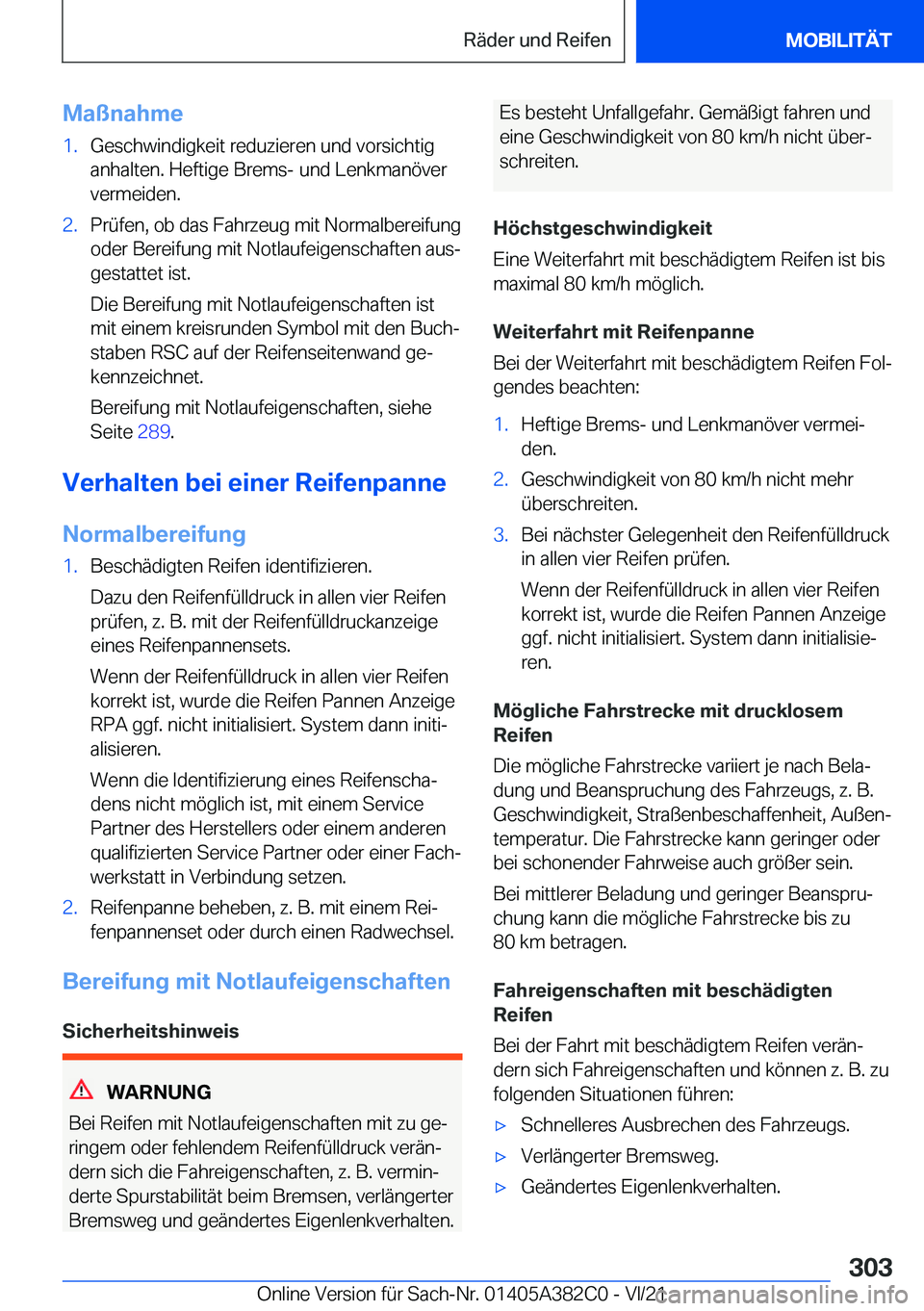 BMW Z4 2022  Betriebsanleitungen (in German) �M�a�