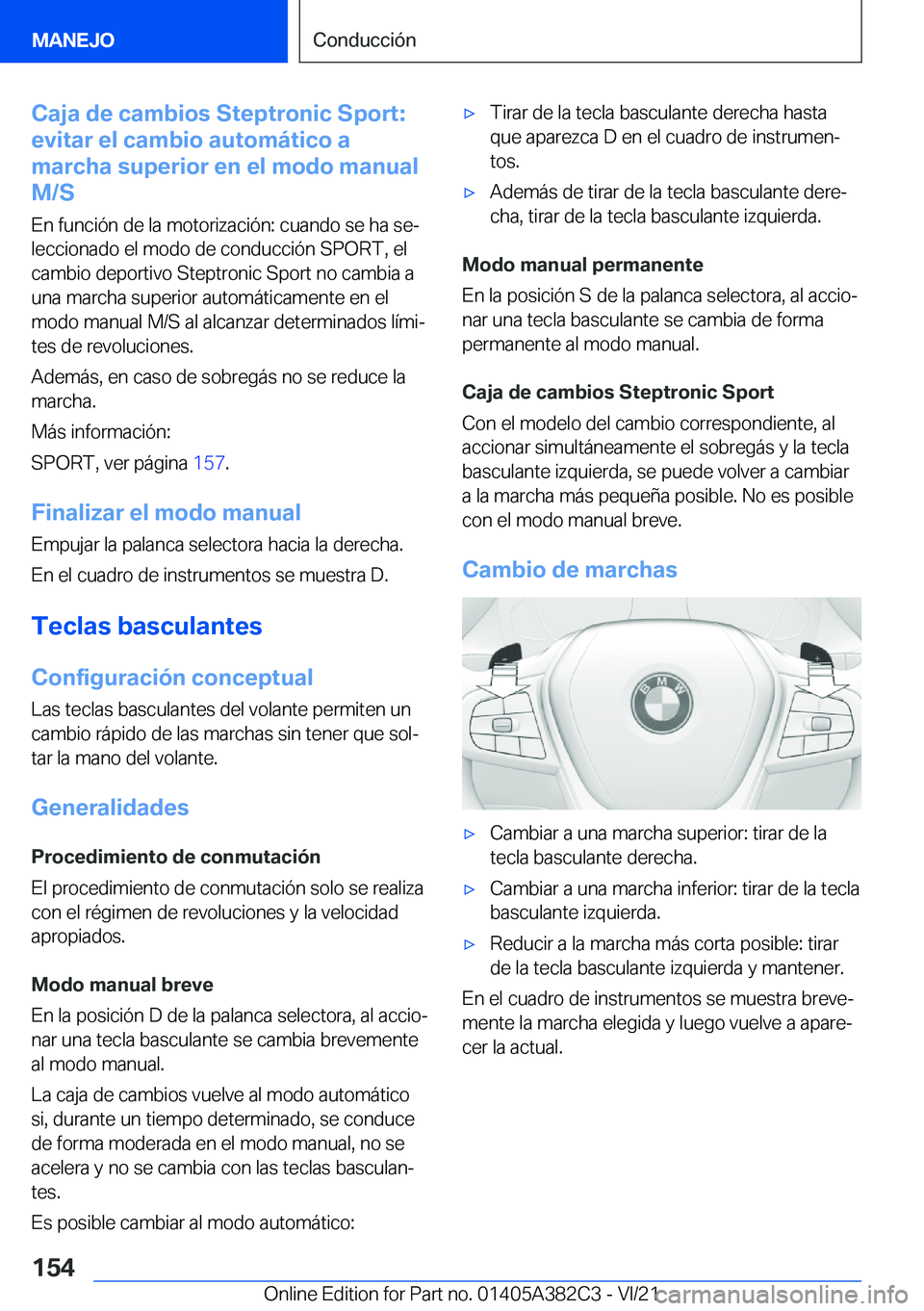 BMW Z4 2022  Manuales de Empleo (in Spanish) �C�a�j�a��d�e��c�a�m�b�i�o�s��S�t�e�p�t�r�o�n�i�c��S�p�o�r�t�:
�e�v�i�t�a�r��e�l��c�a�m�b�i�o��a�u�t�o�m�
