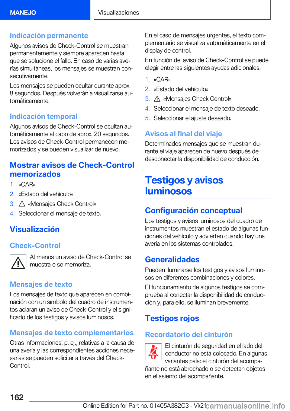BMW Z4 2022  Manuales de Empleo (in Spanish) �I�n�d�i�c�a�c�i�