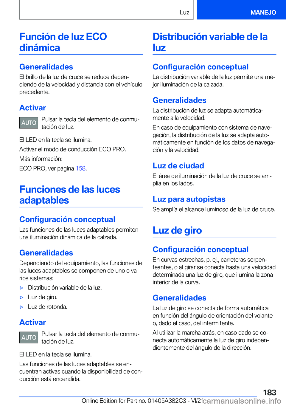 BMW Z4 2022  Manuales de Empleo (in Spanish) �F�u�n�c�i�