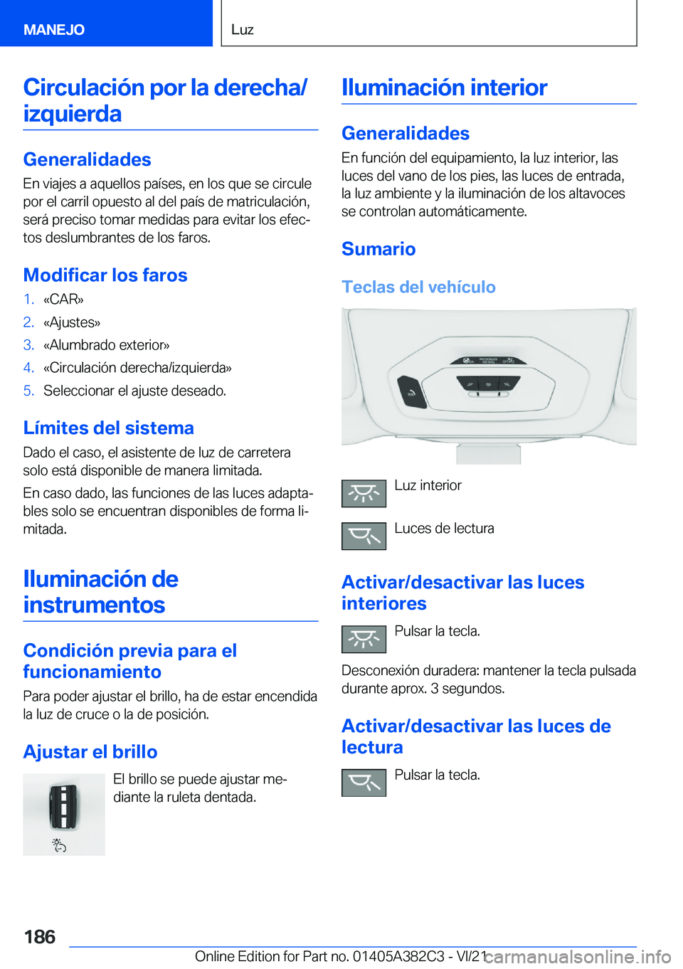 BMW Z4 2022  Manuales de Empleo (in Spanish) �C�i�r�c�u�l�a�c�i�