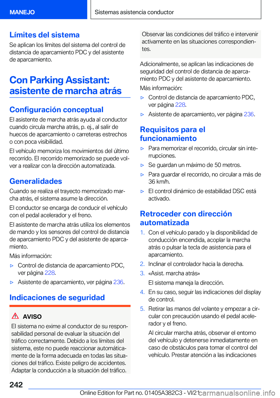 BMW Z4 2022  Manuales de Empleo (in Spanish) �L�