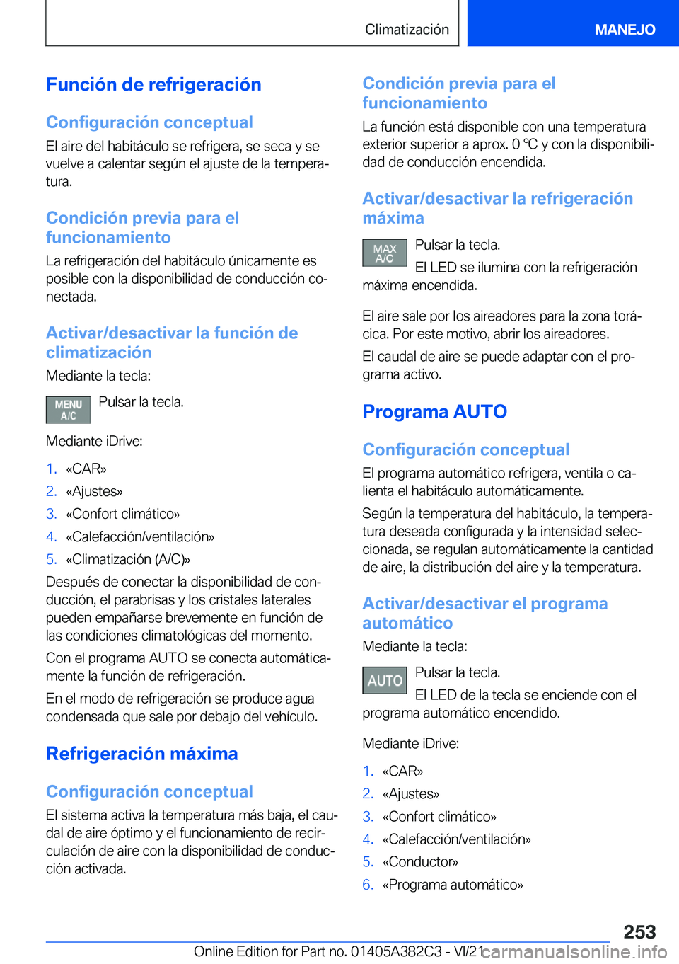 BMW Z4 2022  Manuales de Empleo (in Spanish) �F�u�n�c�i�