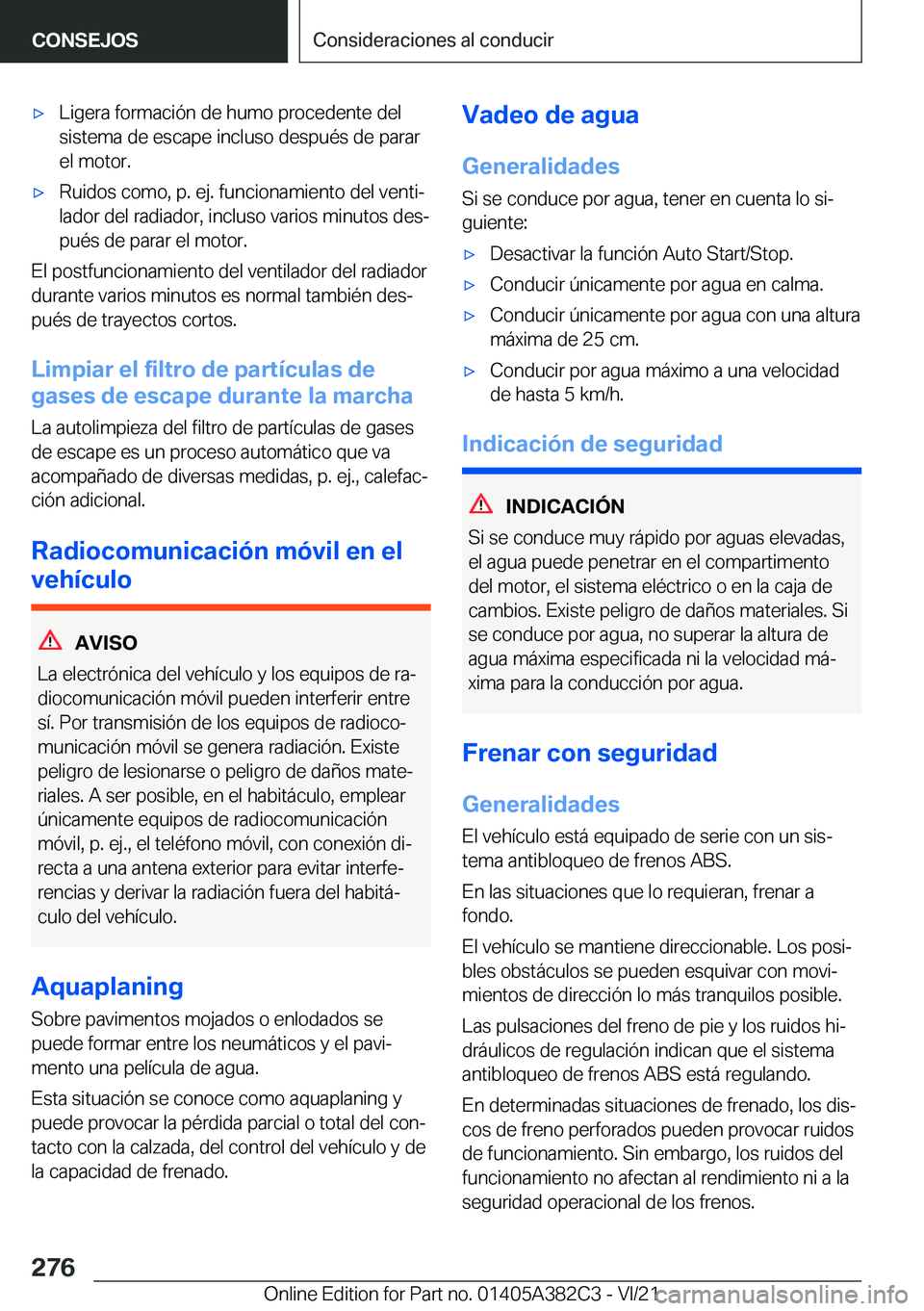 BMW Z4 2022  Manuales de Empleo (in Spanish) x�L�i�g�e�r�a��f�o�r�m�a�c�i�