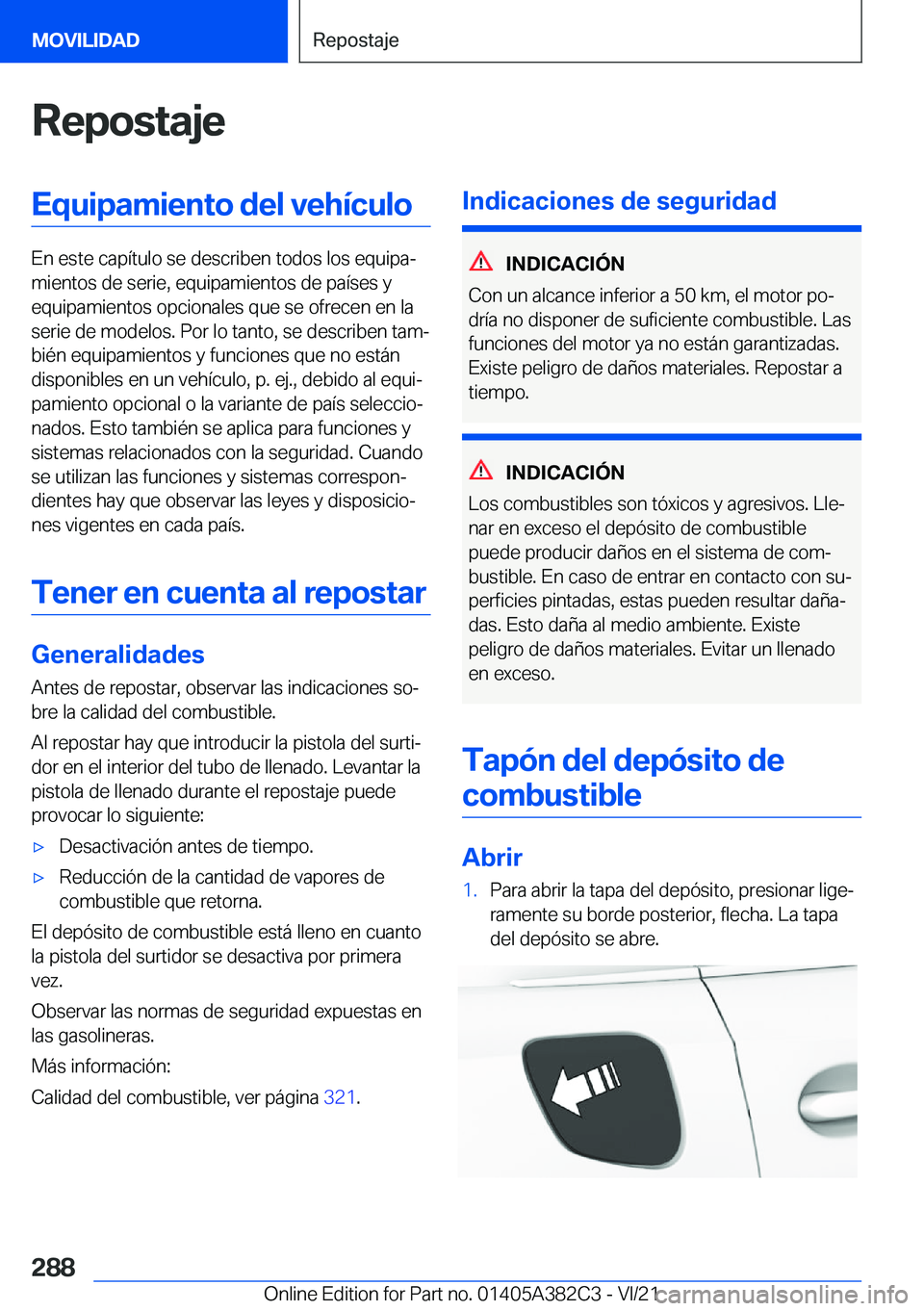 BMW Z4 2022  Manuales de Empleo (in Spanish) �R�e�p�o�s�t�a�j�e�E�q�u�i�p�a�m�i�e�n�t�o��d�e�l��v�e�h�