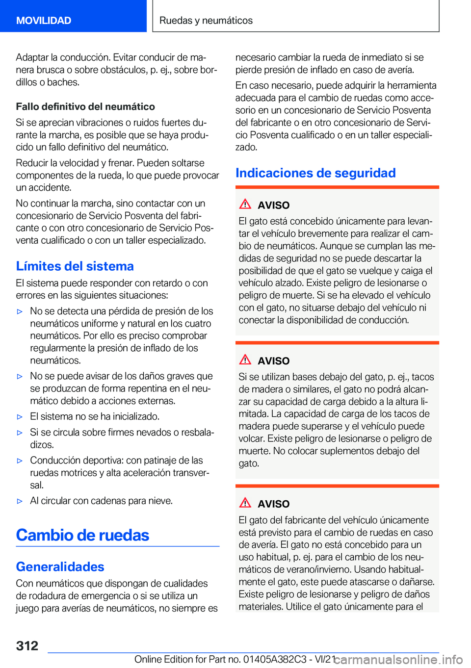 BMW Z4 2022  Manuales de Empleo (in Spanish) �A�d�a�p�t�a�r��l�a��c�o�n�d�u�c�c�i�