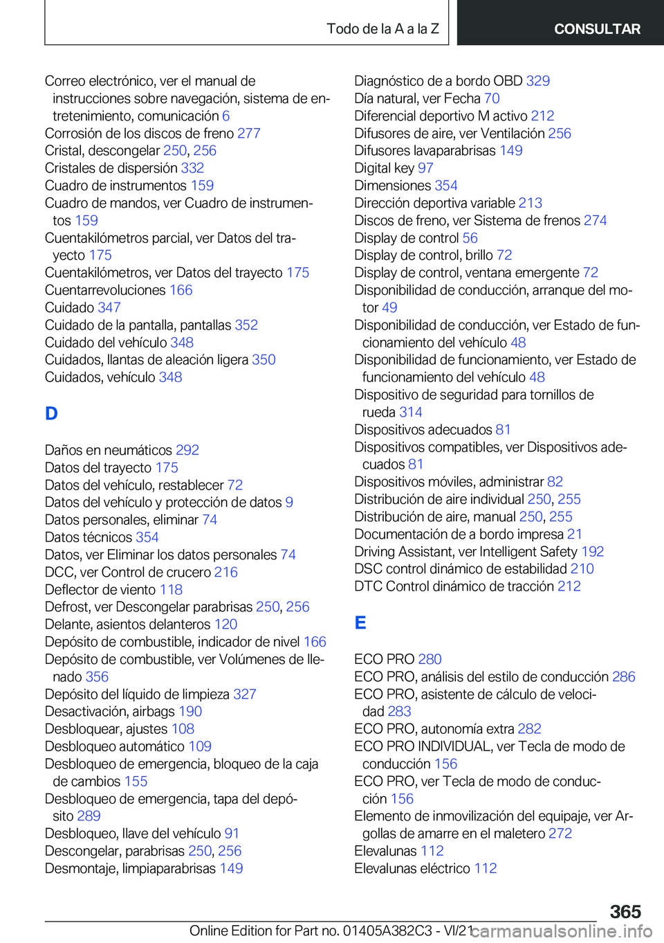 BMW Z4 2022  Manuales de Empleo (in Spanish) �C�o�r�r�e�o��e�l�e�c�t�r�