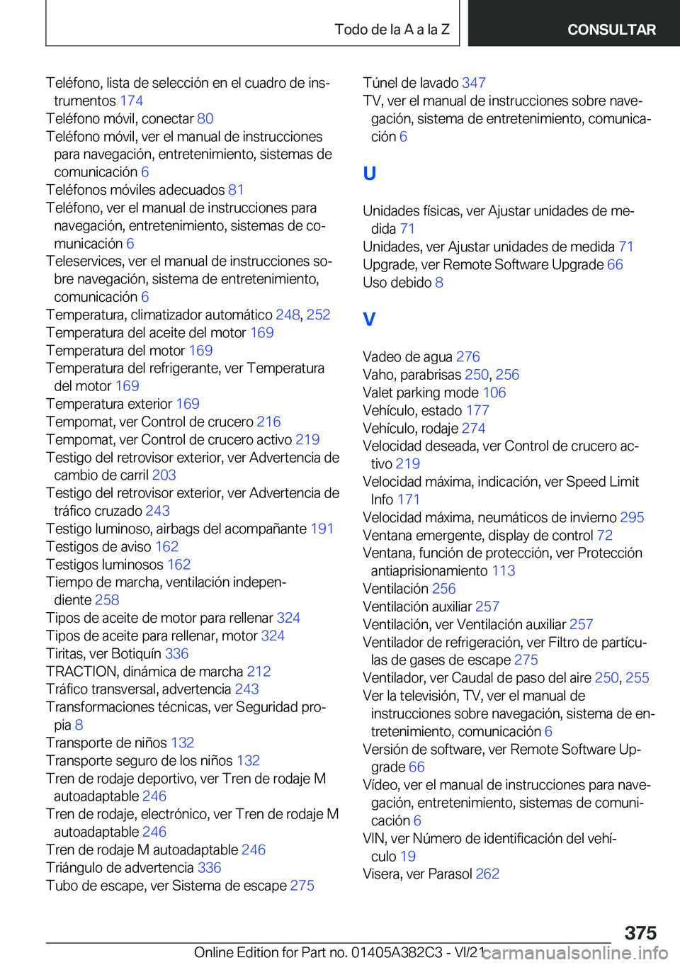 BMW Z4 2022  Manuales de Empleo (in Spanish) �T�e�l�