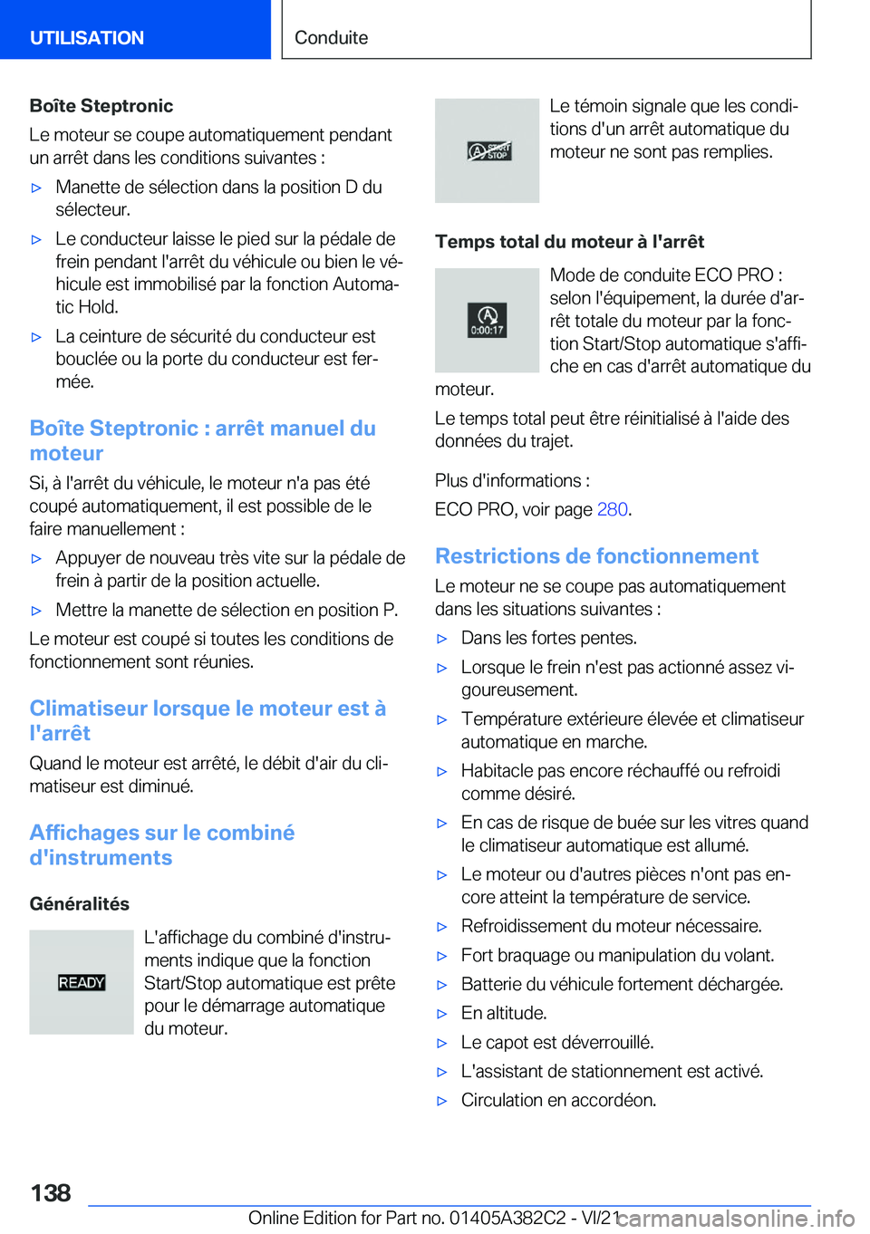 BMW Z4 2022  Notices Demploi (in French) �B�o�
