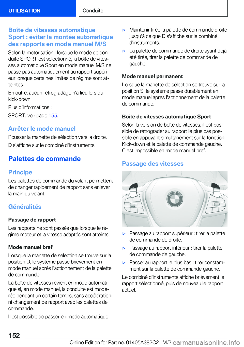 BMW Z4 2022  Notices Demploi (in French) �B�o�
