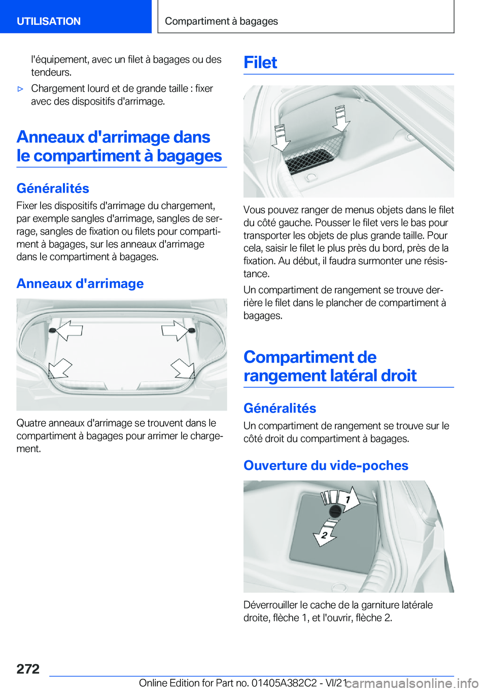 BMW Z4 2022  Notices Demploi (in French) �l�'�é�q�u�i�p�e�m�e�n�t�,��a�v�e�c��u�n��f�i�l�e�t��