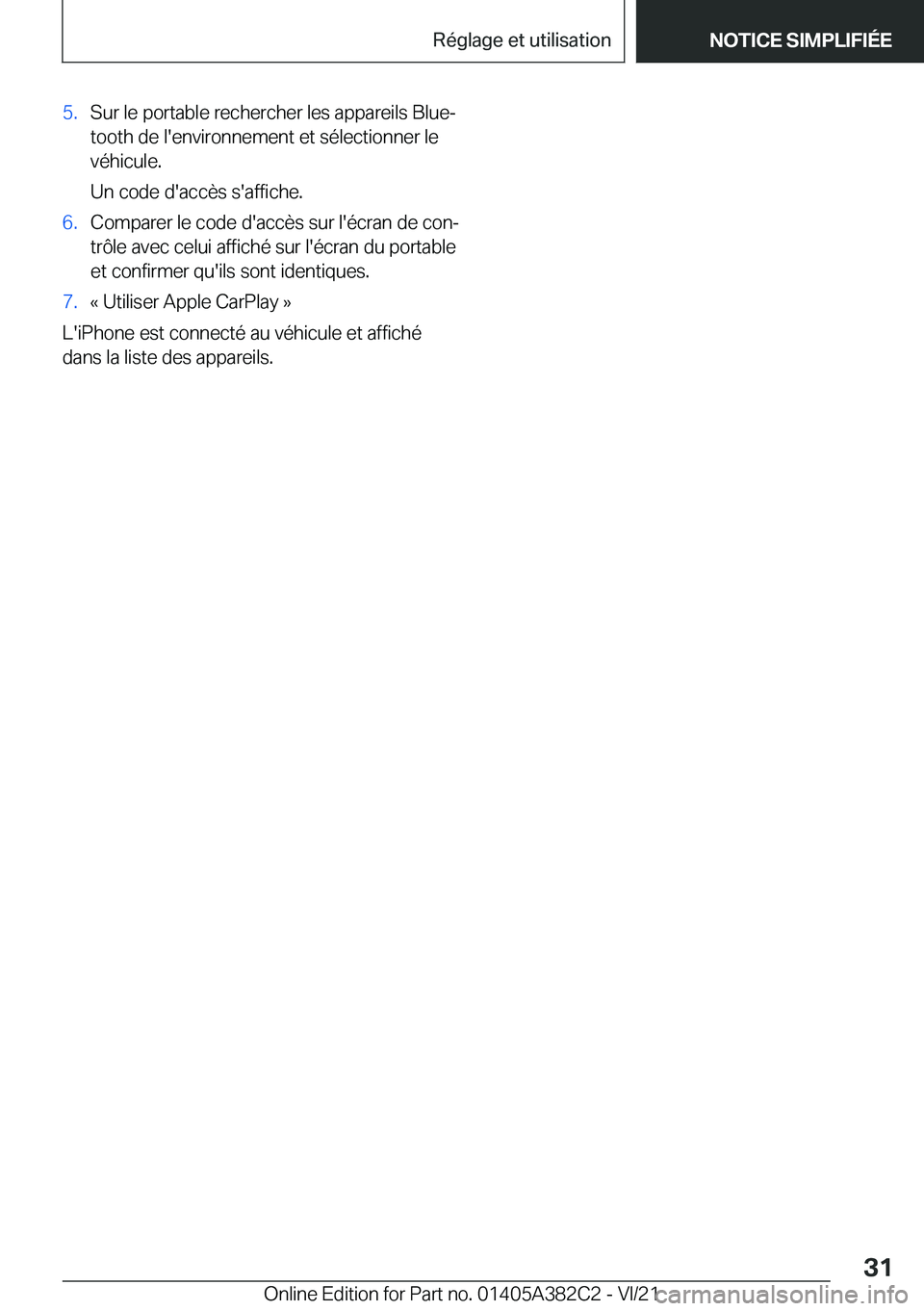 BMW Z4 2022  Notices Demploi (in French) �5�.�S�u�r��l�e��p�o�r�t�a�b�l�e��r�e�c�h�e�r�c�h�e�r��l�e�s��a�p�p�a�r�e�i�l�s��B�l�u�ej�t�o�o�t�h��d�e��l�'�e�n�v�i�r�o�n�n�e�m�e�n�t��e�t��s�é�l�e�c�t�i�o�n�n�e�r��l�e�v�é�h�i�c�u