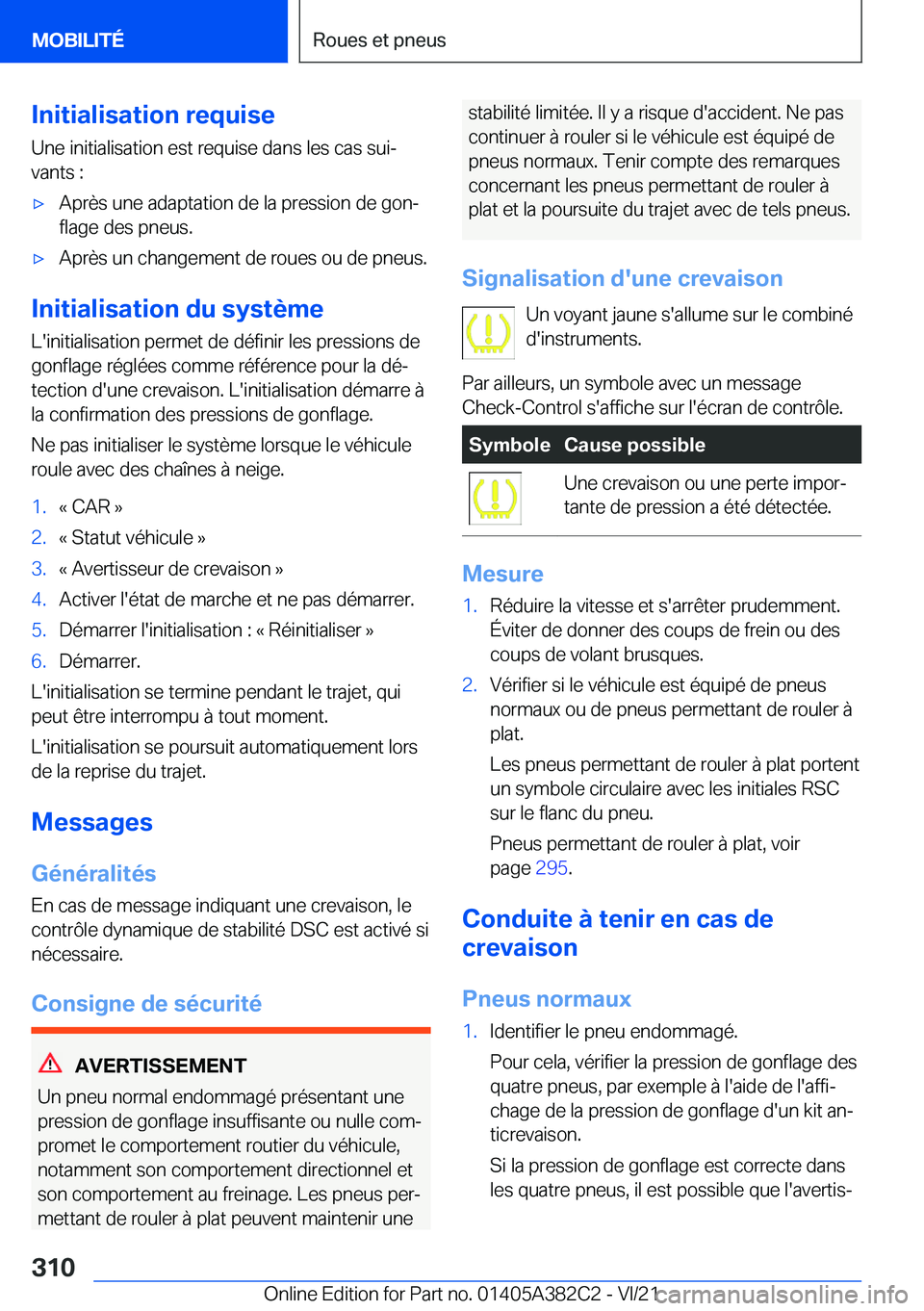 BMW Z4 2022  Notices Demploi (in French) �I�n�i�t�i�a�l�i�s�a�t�i�o�n��r�e�q�u�i�s�e
�U�n�e��i�n�i�t�i�a�l�i�s�a�t�i�o�n��e�s�t��r�e�q�u�i�s�e��d�a�n�s��l�e�s��c�a�s��s�u�ij
�v�a�n�t�s��:'x�A�p�r�è�s��u�n�e��a�d�a�p�t�a�t�i�