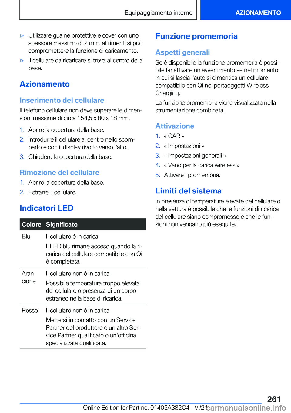 BMW Z4 2022  Libretti Di Uso E manutenzione (in Italian) 'x�U�t�i�l�i�z�z�a�r�e��g�u�a�i�n�e��p�r�o�t�e�t�t�i�v�e��e��c�o�v�e�r��c�o�n��u�n�o
�s�p�e�s�s�o�r�e��m�a�s�s�i�m�o��d�i��2��m�m�,��a�l�t�r�i�m�e�n�t�i��s�i��p�u�