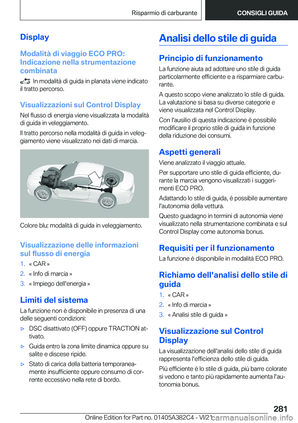 BMW Z4 2022  Libretti Di Uso E manutenzione (in Italian) �D�i�s�p�l�a�y�M�o�d�a�l�i�t�