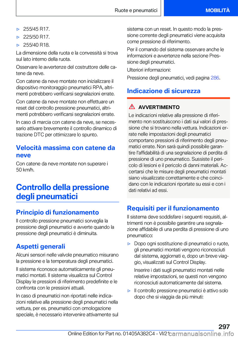 BMW Z4 2022  Libretti Di Uso E manutenzione (in Italian) 'x�2�5�5�/�4�5��R�1�7�.'x�2�2�5�/�5�0��R�1�7�.'x�2�5�5�/�4�0��R�1�8�.
�L�a��d�i�m�e�n�s�i�o�n�e��d�e�l�l�a��r�u�o�t�a��e��l�a��c�o�n�v�e�s�s�i�t�