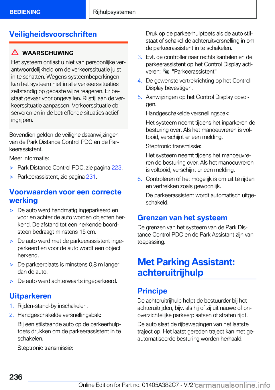 BMW Z4 2022  Instructieboekjes (in Dutch) �V�e�i�l�i�g�h�e�i�d�s�v�o�o�r�s�c�h�r�i�f�t�e�n
�W�A�A�R�S�C�H�U�W�I�N�G
�H�e�t��s�y�s�t�e�e�m��o�n�t�l�a�s�t��u��n�i�e�t��v�a�n��p�e�r�s�o�o�n�l�i�j�k�e��v�e�rj
�a�n�t�w�o�o�r�d�e�l�i�j�k�h�