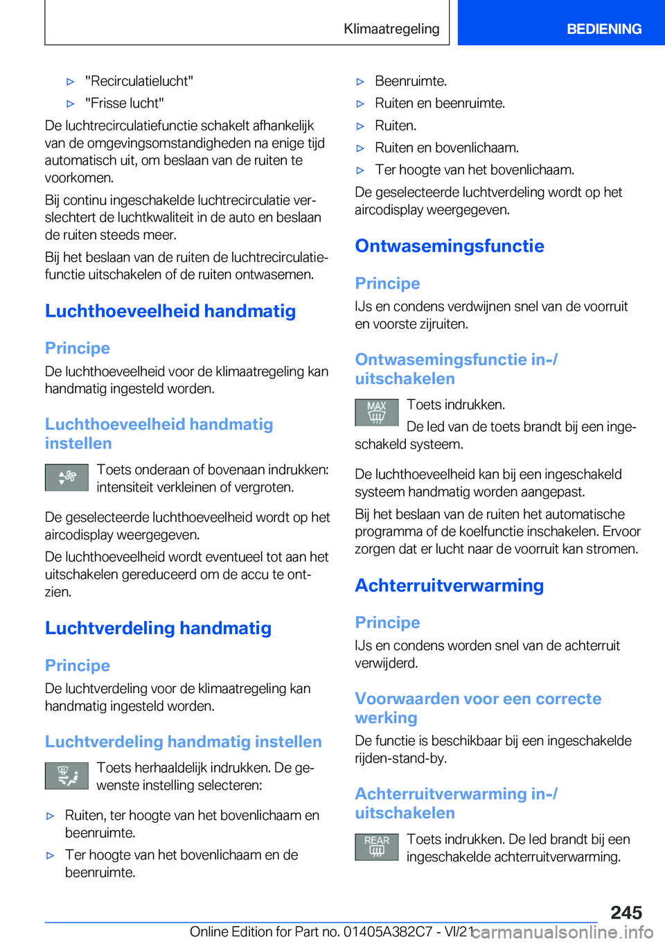 BMW Z4 2022  Instructieboekjes (in Dutch) 'x��R�e�c�i�r�c�u�l�a�t�i�e�l�u�c�h�t�'x��F�r�i�s�s�e��l�u�c�h�t�
�D�e��l�u�c�h�t�r�e�c�i�r�c�u�l�a�t�i�e�f�u�n�c�t�i�e��s�c�h�a�k�e�l�t��a�f�h�a�n�k�e�l�i�j�k�v�a�n��d�e��o�m�g�e�v�